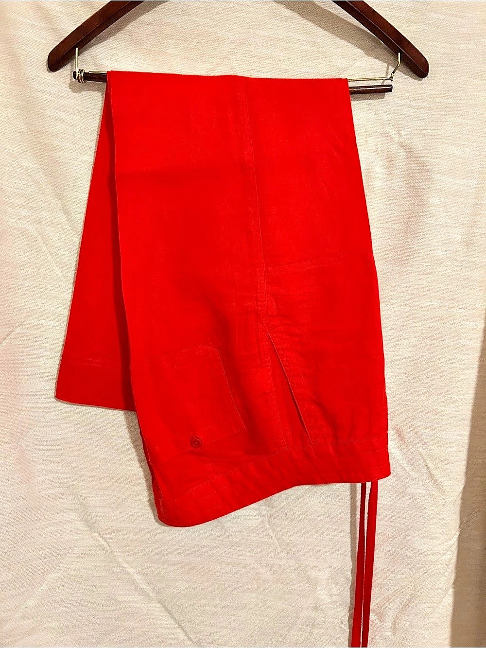 Ralph Lauren Red Wide Leg Pants